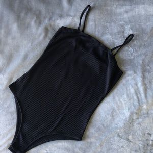 Black Tank Bodysuit